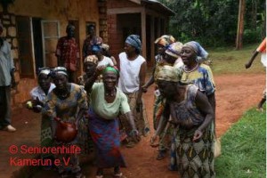 Mitglieder der Mbengwi Elderly Disadvantaged Women/Widow Support Group